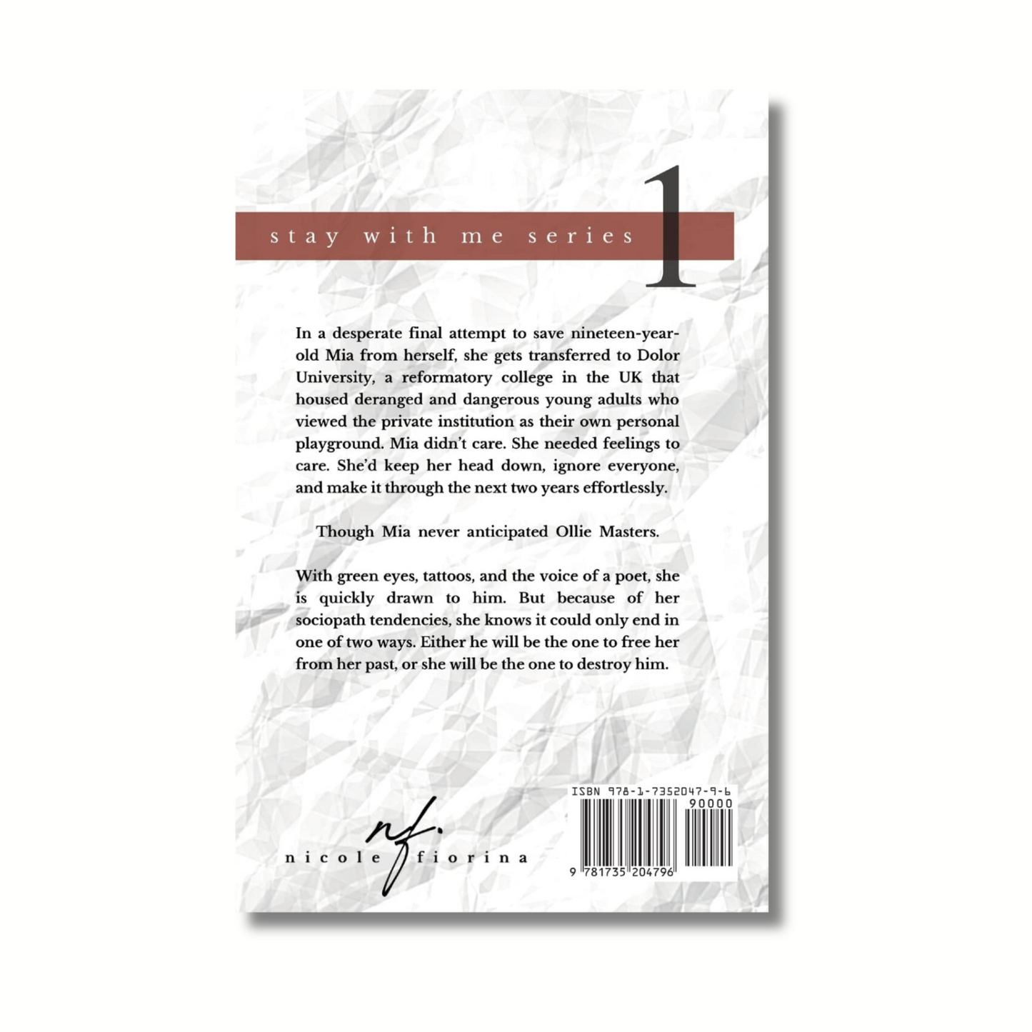 Stay with Me By Nicole Fiorina (Paperback)