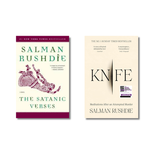 (Combo 2 Books) The Satanic Verses + Knife: Meditations After an Attempted Murder By Salman Rushdie (Paperback)
