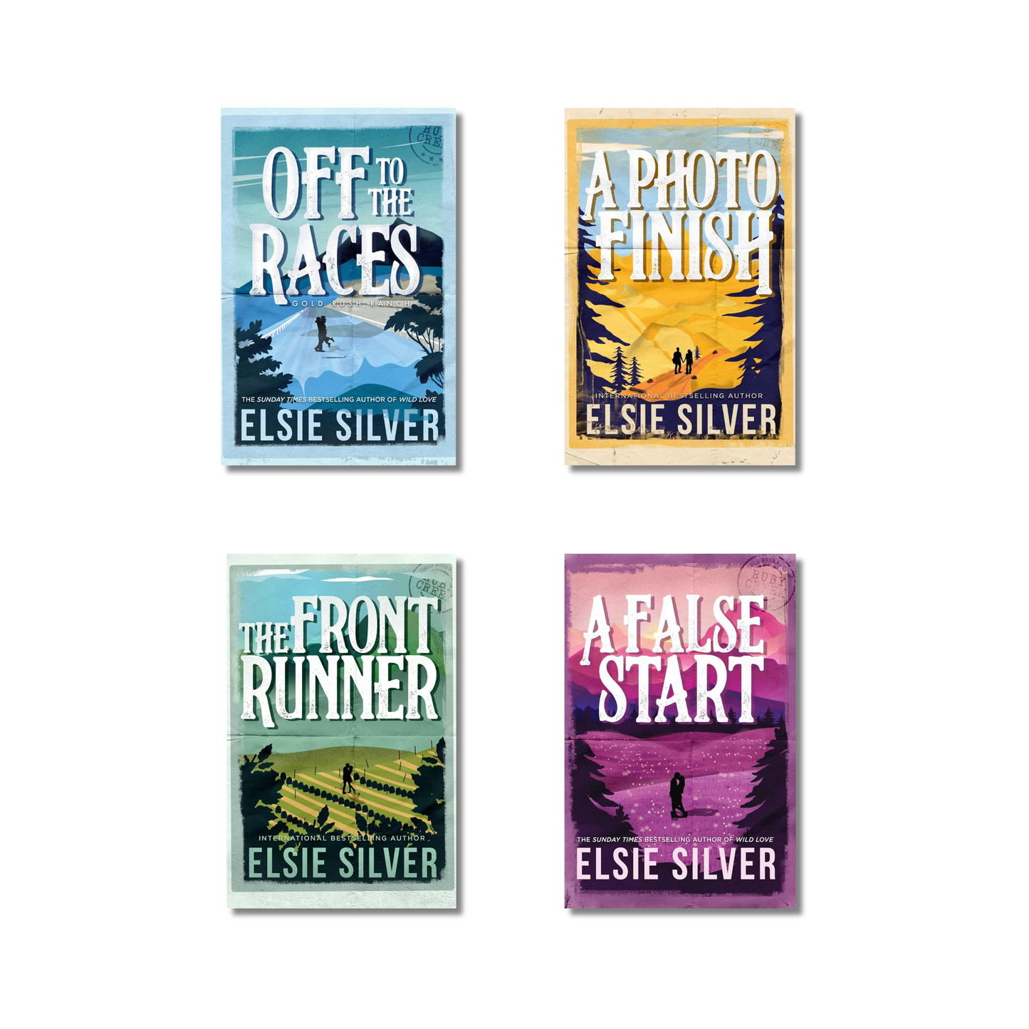 (Combo 4 Book) Gold Rush Ranch Series (Book 1 to 4) By Elsie Silver (Paperback)