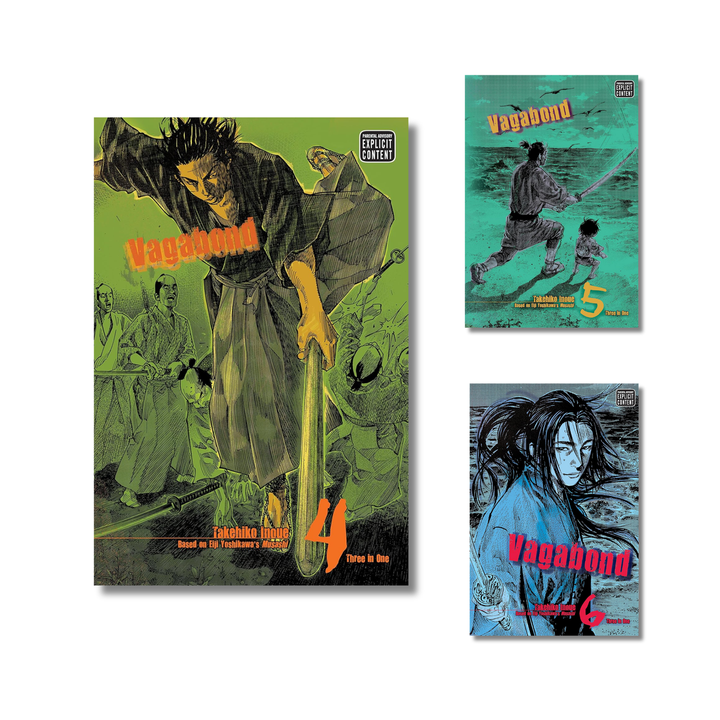 (Combo) Vagabond [VIZBIG Edition] 4 to 6 By Takehiko Inoue (Paperback)