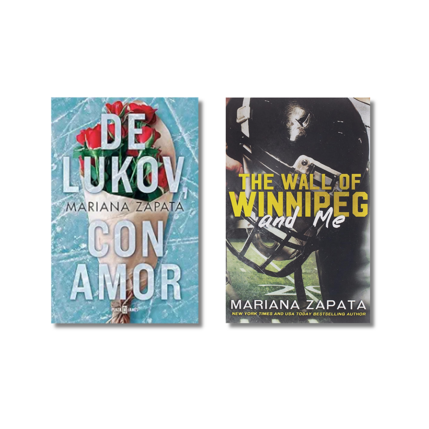 (Combo 2 Book) From Lukov with Love + The Wall of Winnipeg and Me By Mariana Zapata (Paperback)
