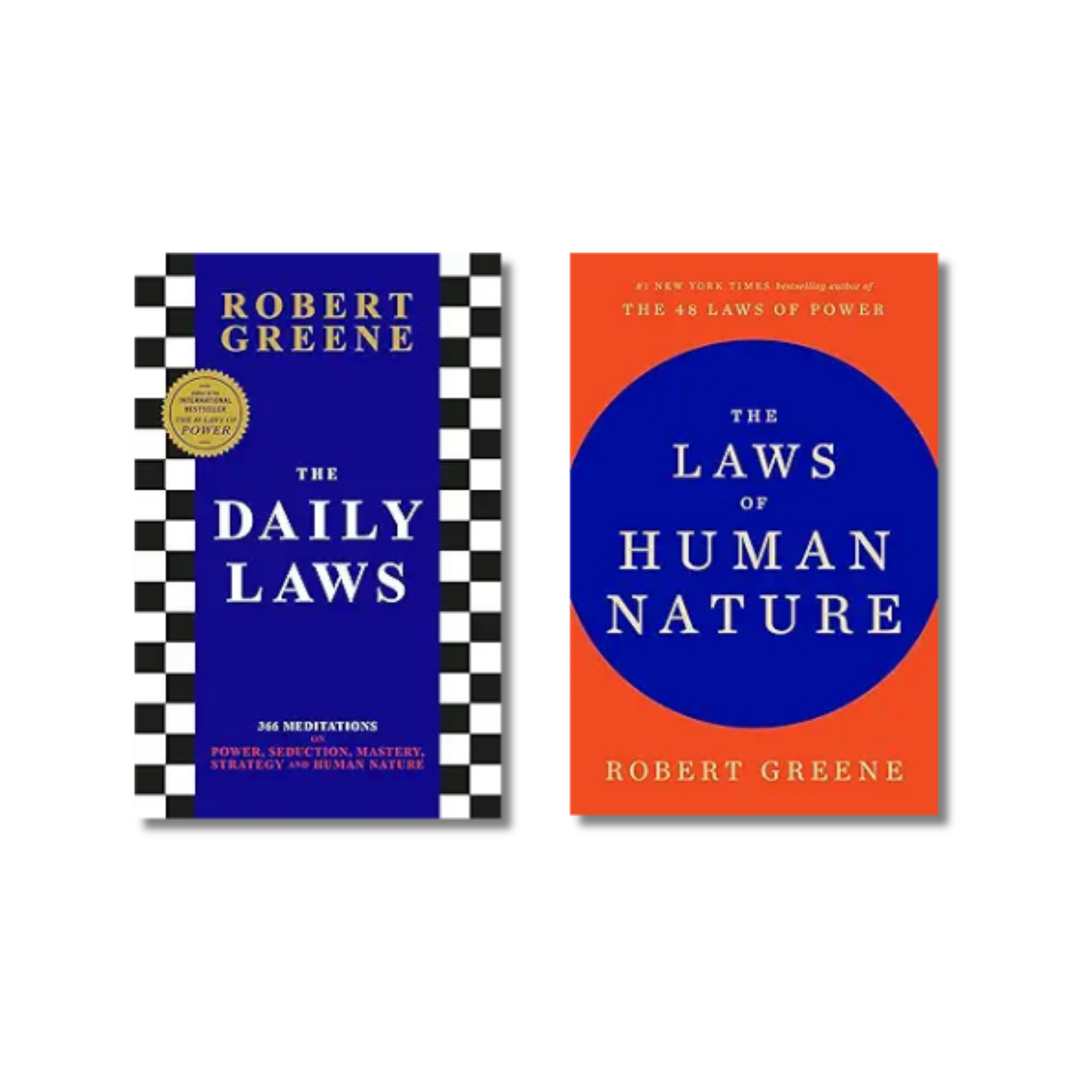 (Combo 2 Book) The Daily Laws + The Laws of Human Nature By Robert Greene (Paperback)