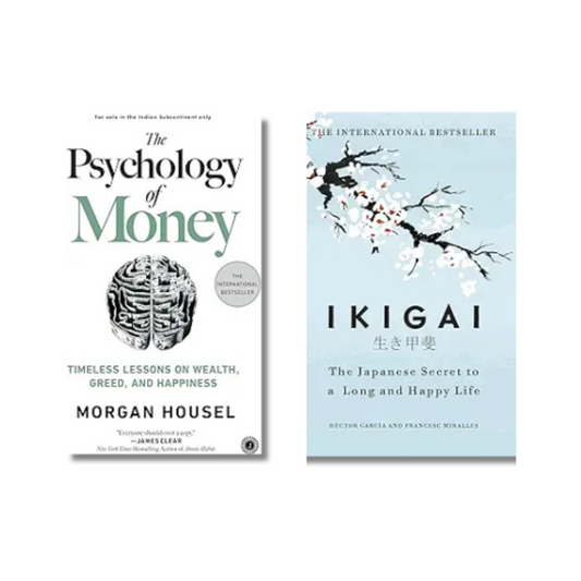 (Combo 2 Book) Psychology of Money + Ikigai (Paperback)