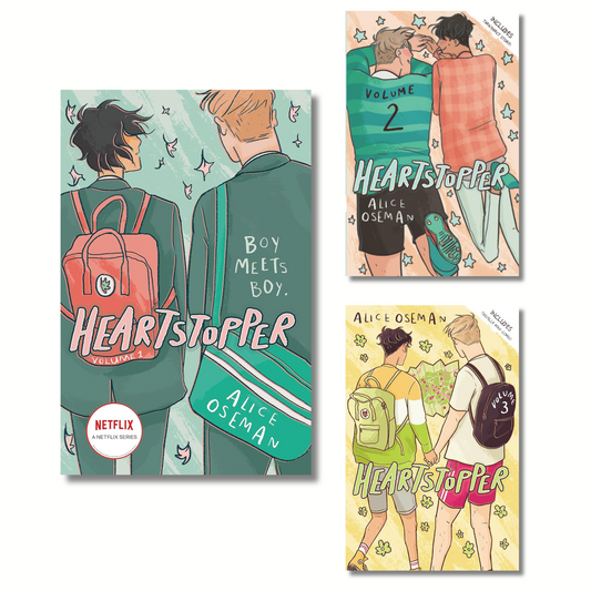 (Combo 3 Book) Heartstopper Volume 1,2 and 3 By Alice Oseman (Paperback)