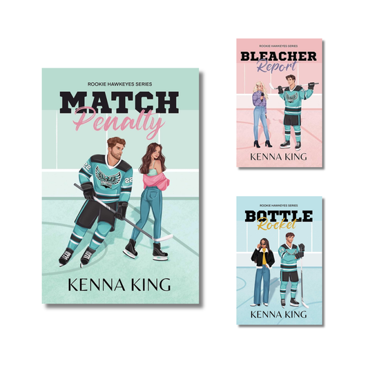 (Combo) The Rookie Hawkeyes (Book 1 to 3) By Kenna King (Paperback)