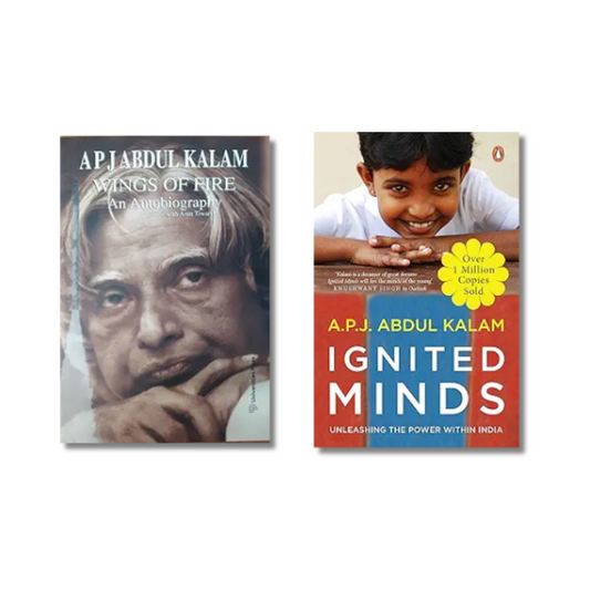(Combo 2 Book) Wings of fire + IGNITED MINDS By A. P. J. Abdul Kalam (Paperback)