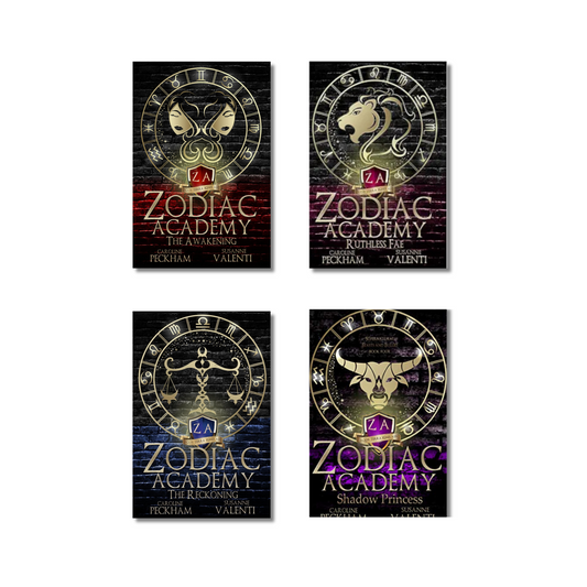 (Combo 4 Book) Zodiac Academy Series By Susanne Valenti and Caroline Peckham (Paperback)