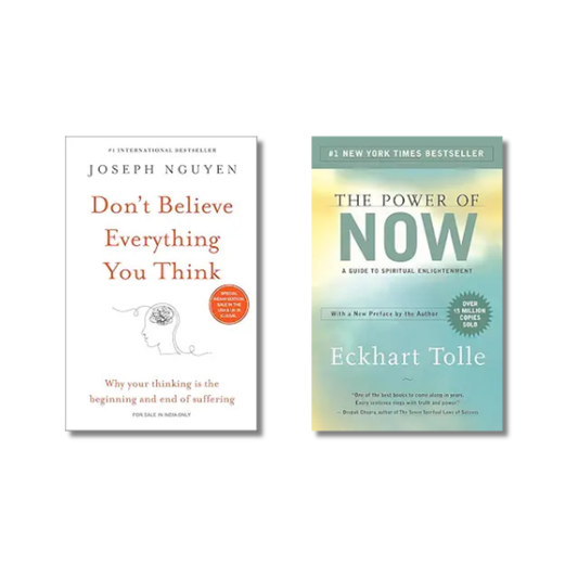 (Combo 2 Books) Dont Believe Everything You Think You Think + The Power Of Now (Paperback)