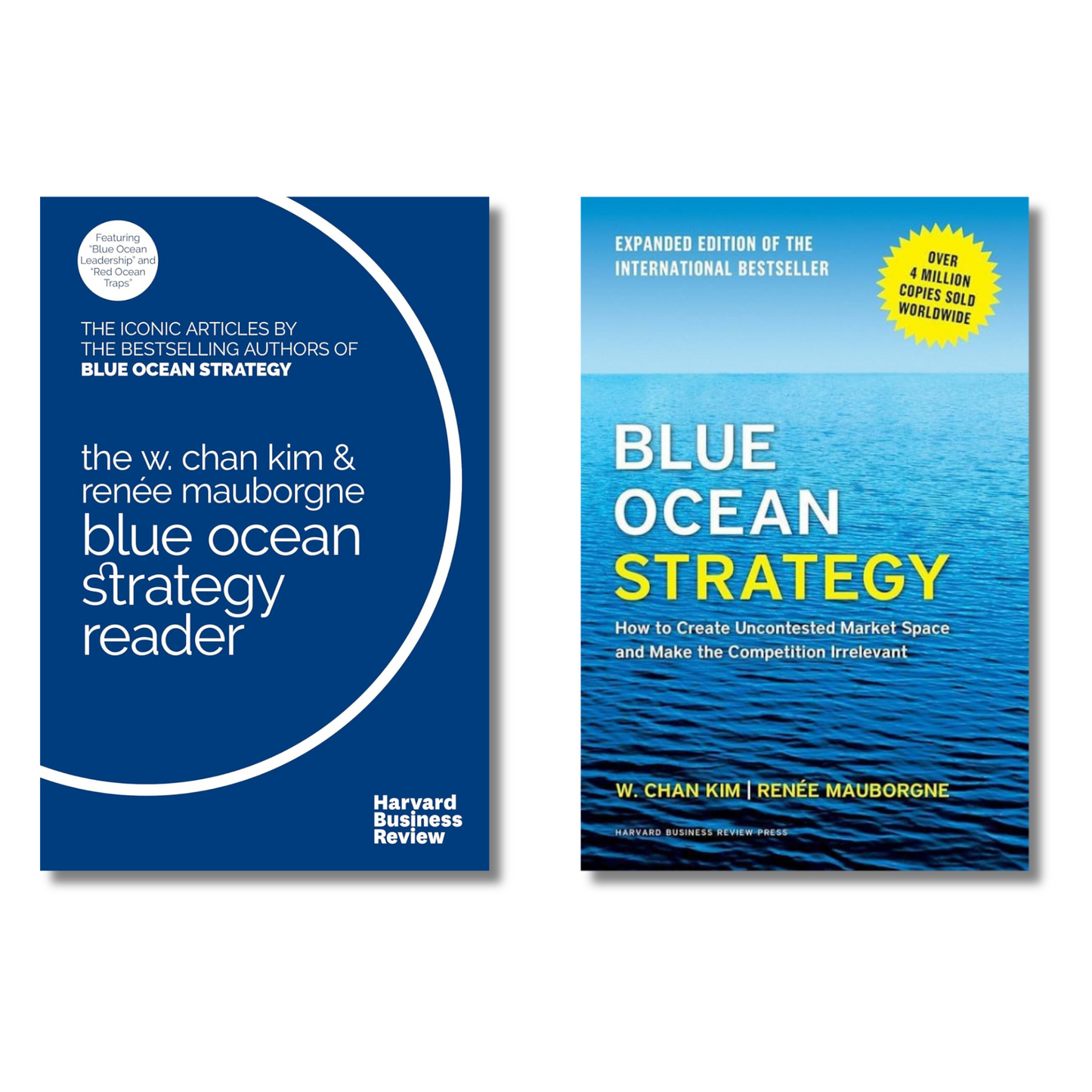 (Combo 2 Book) Blue Ocean Strategy + Blue Ocean Strategy Reader By Renée Mauborgne , W. Chan Kim (Paperback)