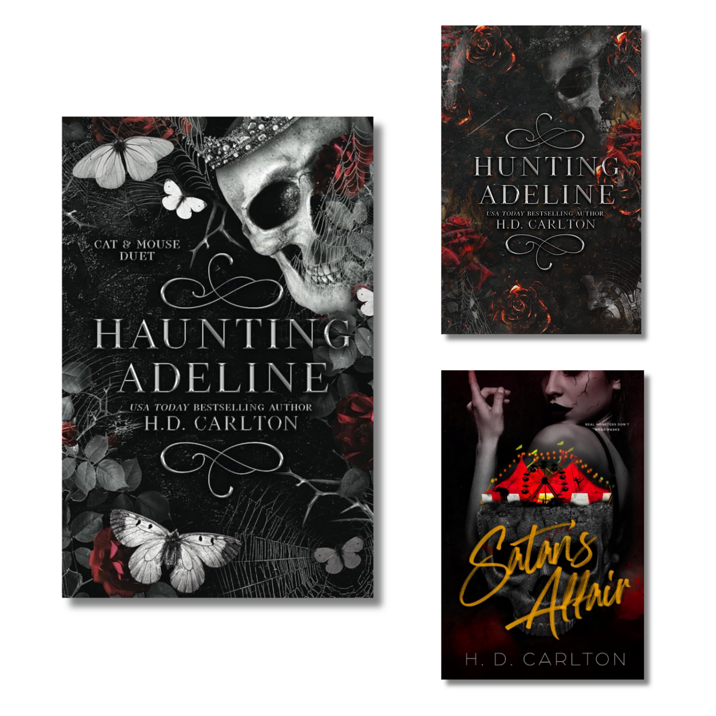 (Combo 3 Book) Haunting Adeline + Hunting Adeline + Satan’s Affair By H. D. Carlton (Paperback)