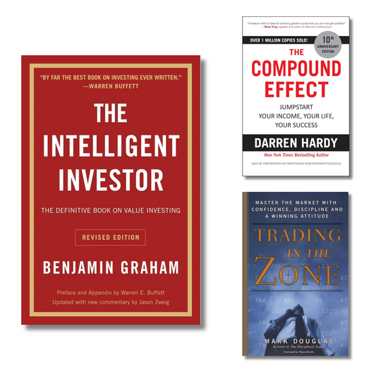 (Combo 3 Book) The intelligent investor, The compound effect and Trading in the zone (Paperback)