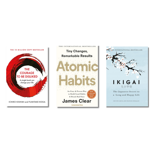 (Combo3 Book) Atomic Habits, Ikigai and The courage to be Disliked  (Paperback)