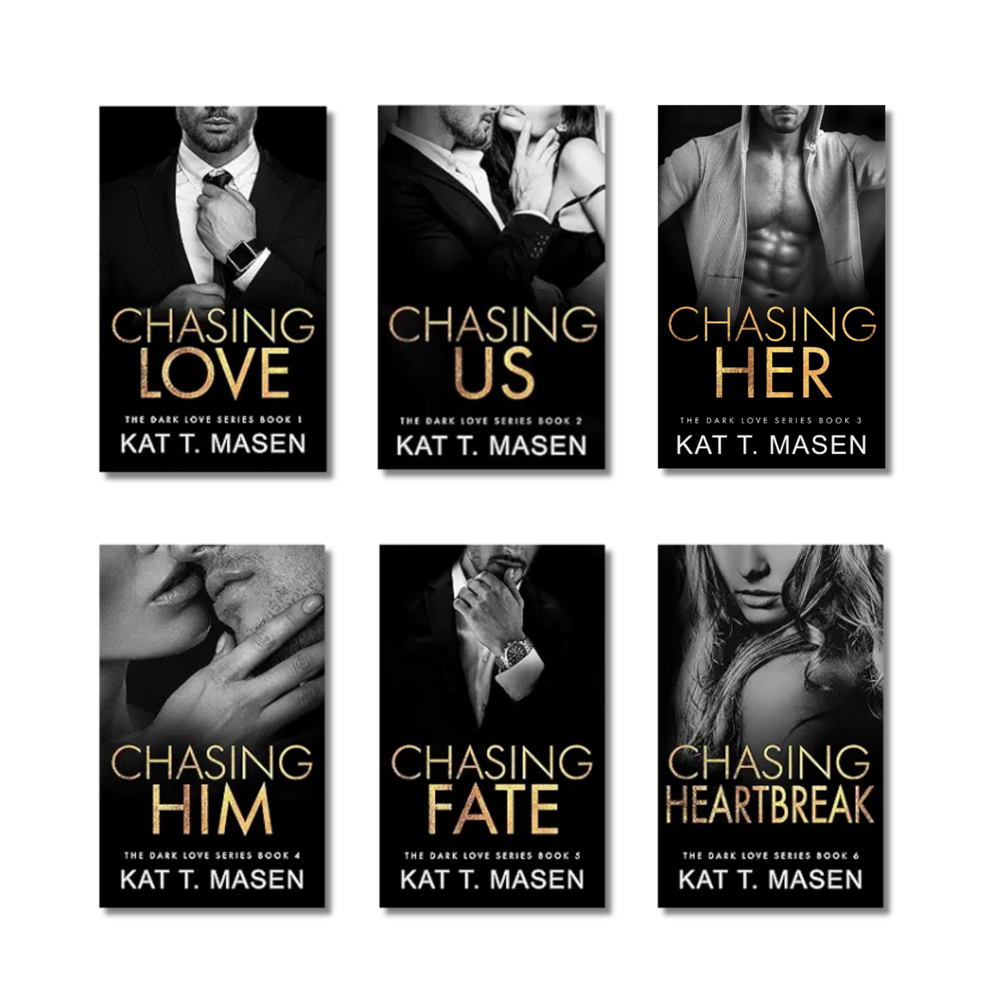 (Combo) Chasing Love series (Book 1-6) By Kat T. Masen (Paperback)