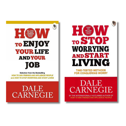 (Combo 2 Book) How to Enjoy your life & your Job + How to Stop Worrying and Start Living By Dale Carnegie (Paperback)