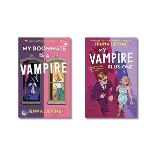 (Combo 2 Book) My Vampires (My Roommate Is a Vampire + My Vampire Plus-One) By Jenna Levine (Paperback)