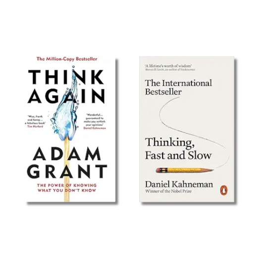 (Combo 2 Book) Think Again + Thinking, Fast and Slow (Paperback)