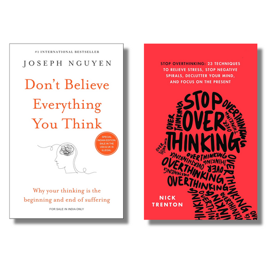 [Combo] Stop Overthinking + Don't Believe Everything You Think (Paperback)