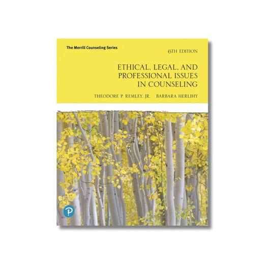 Ethical, Legal, and Professional Issues in Counseling (The Merrill Counseling) (Paperback)