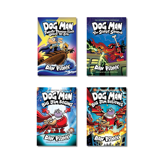 Dog Man Series 11-14 Collection Boxset By Dav Pilkey (Hardcover)