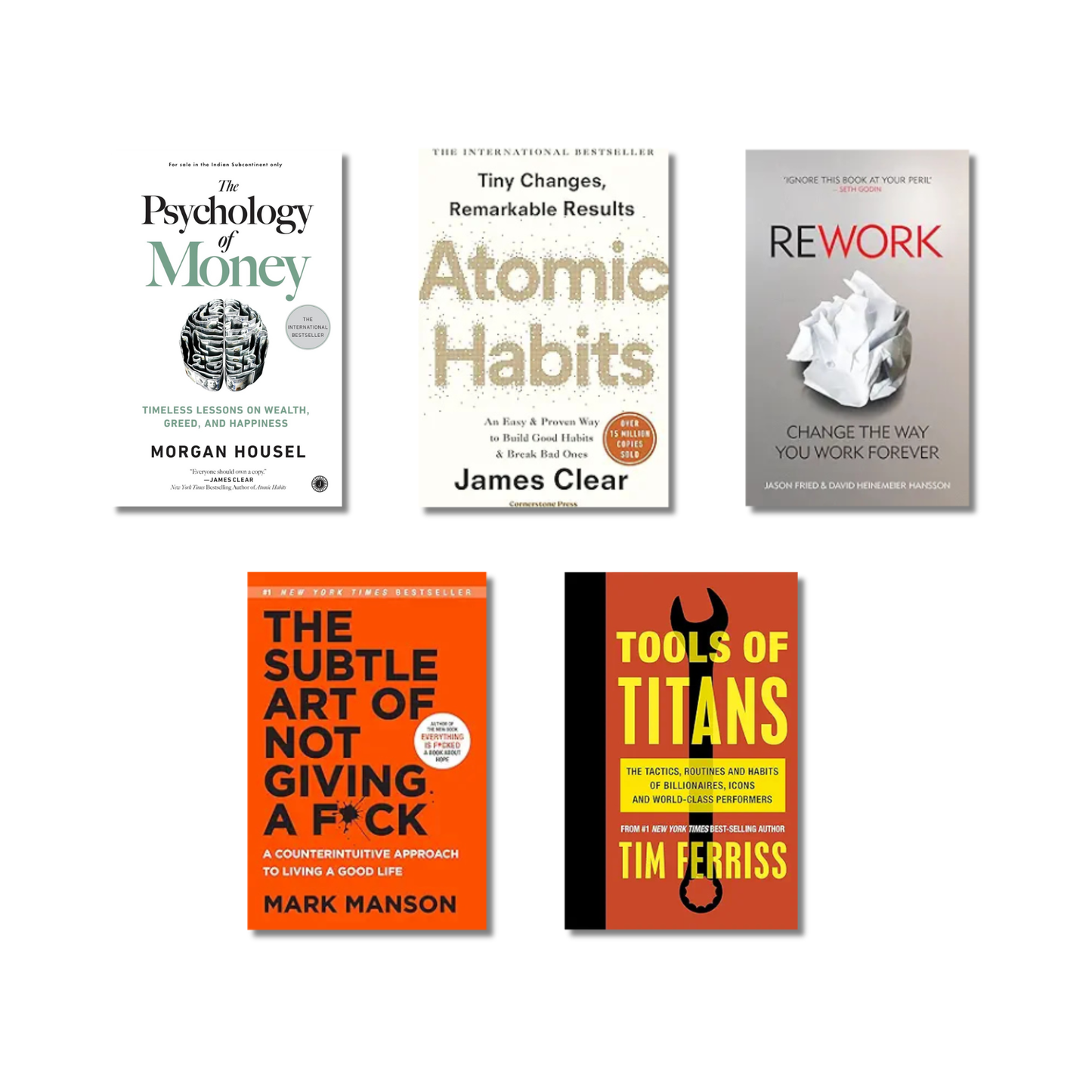 (Combo) Ankur Warikoo Success & Growth Combo – 5 Books That Shape Mindset, Money & Productivity (Paperback)