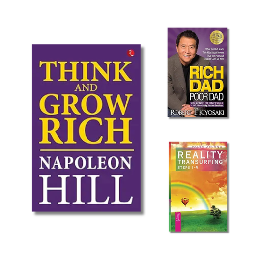 Iman Gadzhi Success Mindset Combo | Think and Grow Rich, Rich Dad Poor Dad, Reality Transurfing (Paperback)