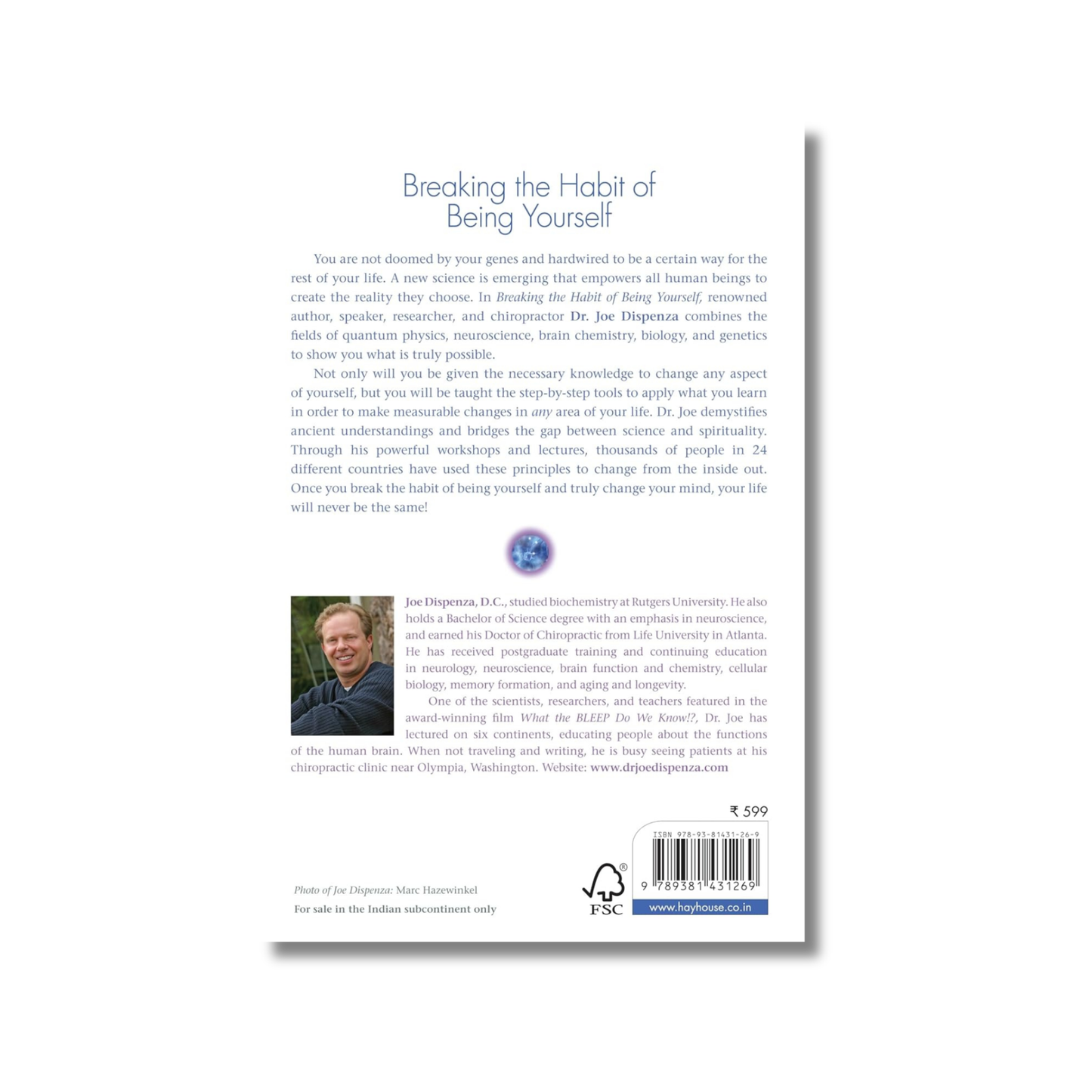 Breaking the Habit of Being Yourself By Joe Dispenza (Paperback)