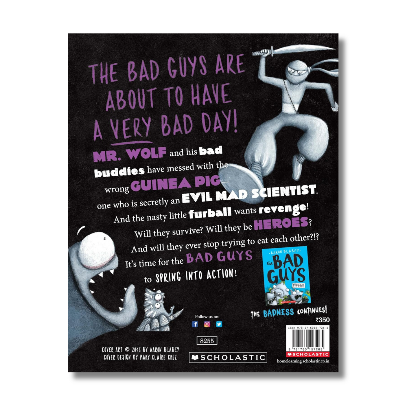 The Bad Guys: Episode 3 the Furball Strikes Back By Aaron Blabey (Paperback)