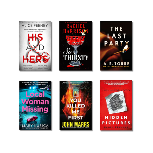 (Combo 6 Book) Psychological Thriller & Mystery Books (Paperback)