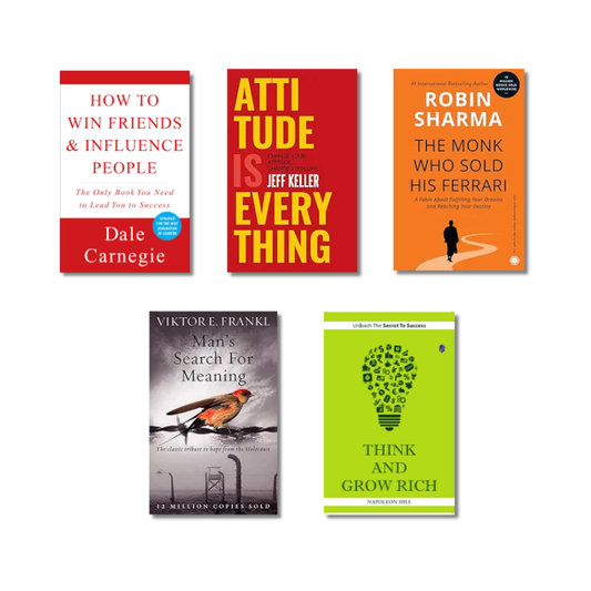 (Combo) Ankur Warikoo Mindset & Life Lessons Combo – 5 Books That Transform How You Think & Live (Paperback)