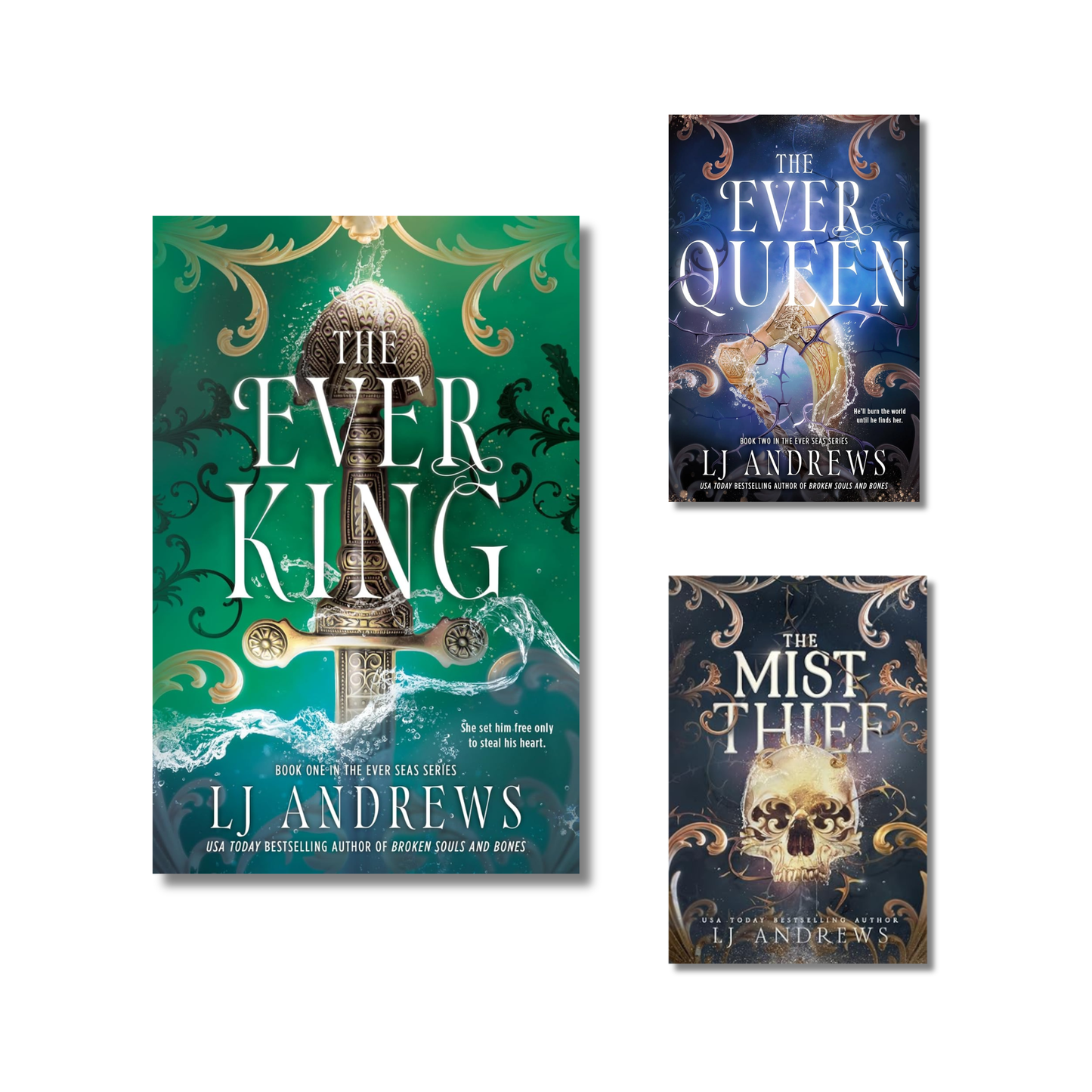 (Combo) The Ever Seas (Book 1 to 3) By LJ Andrews (Paperback)