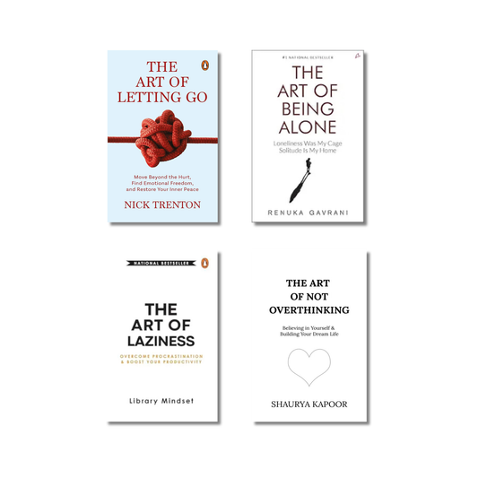 (Combo) The Art of Letting Go + The Art of Being Alone + The Art of Laziness + The Art of Not Overthinking (Paperback)